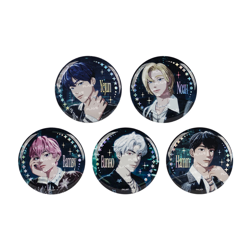 【預購】PLAVE 2025 TOUR TRADING CAN BADGE (5款隨機)