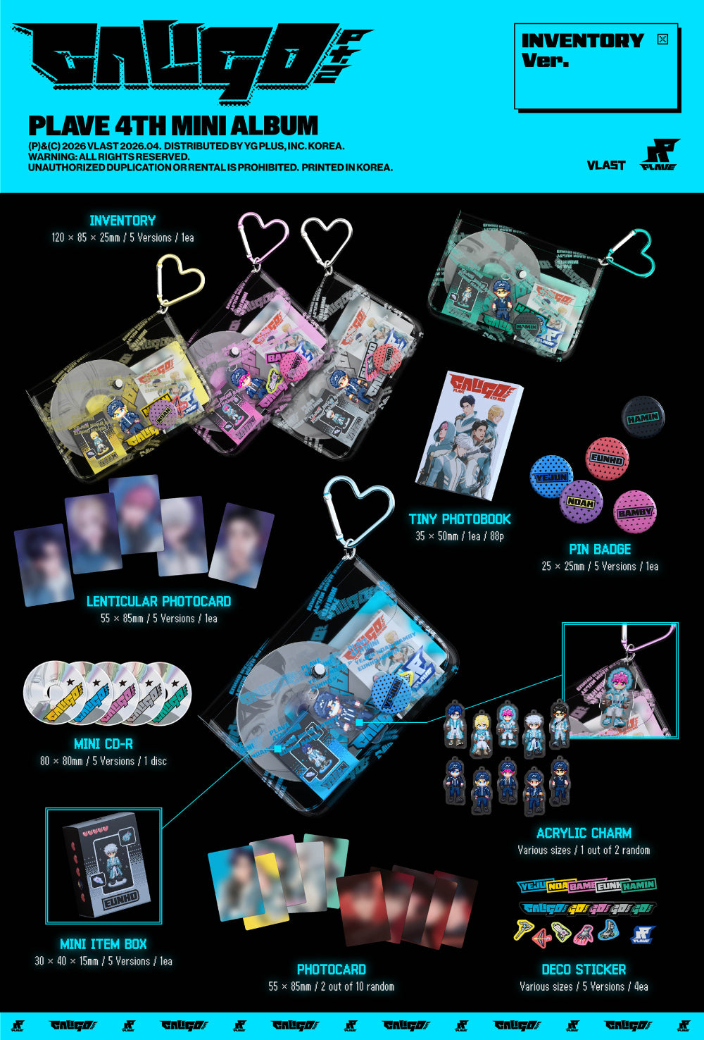 【預售】PLAVE 4th Mini Album 'Caligo Pt.2' (INVENTORY Ver.)