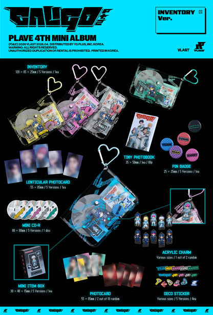【預售】PLAVE 4th Mini Album 'Caligo Pt.2' (INVENTORY Ver.)