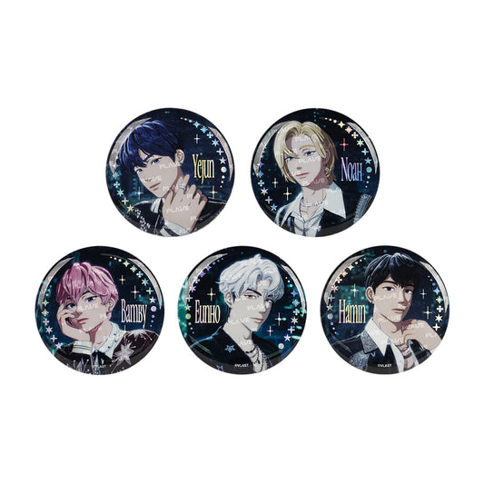 【預購】PLAVE 2025 TOUR TRADING CAN BADGE （5款隨機）