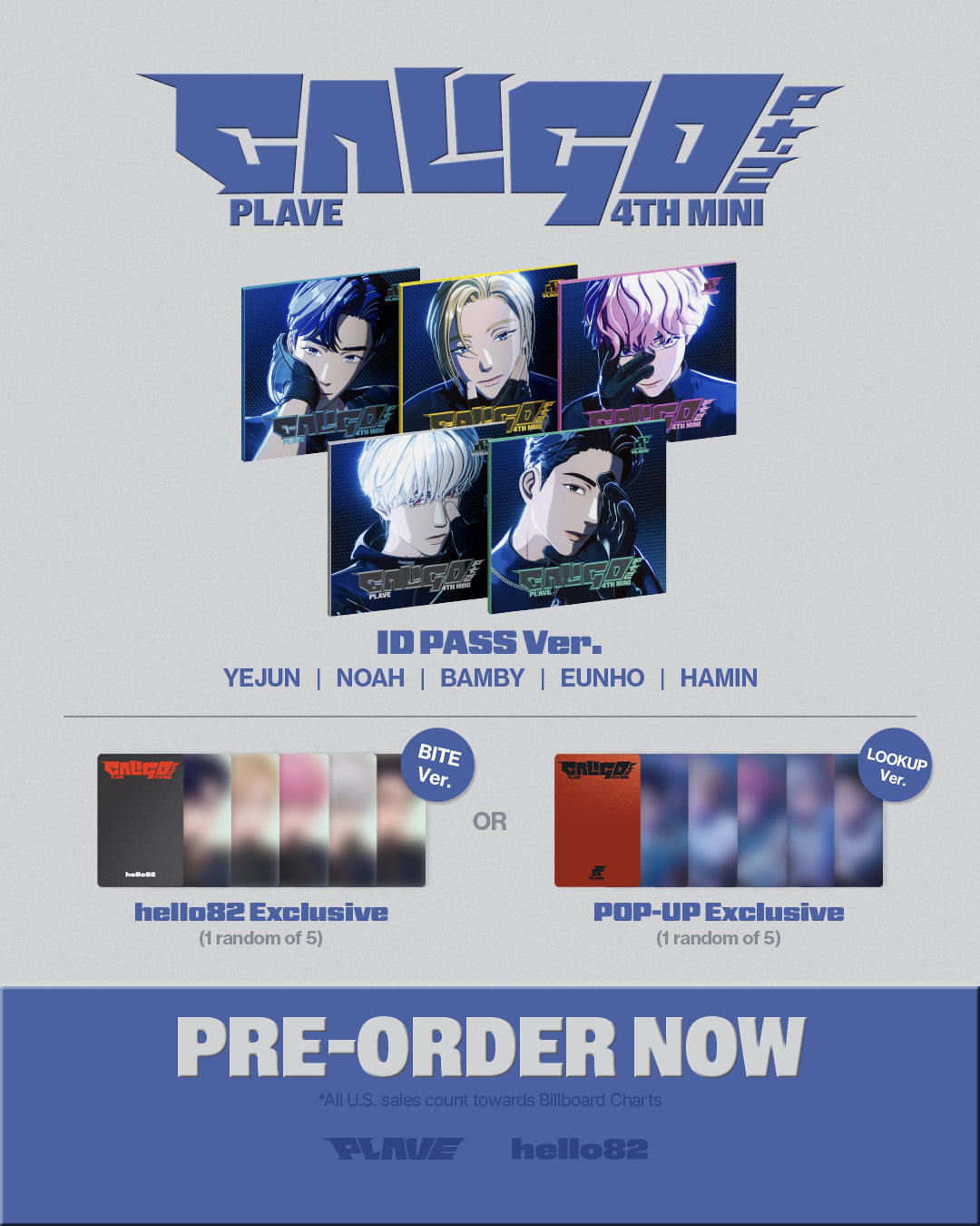 【現貨】PLAVE 4th Mini Album 'Caligo Pt.2' (ID PASS Ver.)  Hello82通路