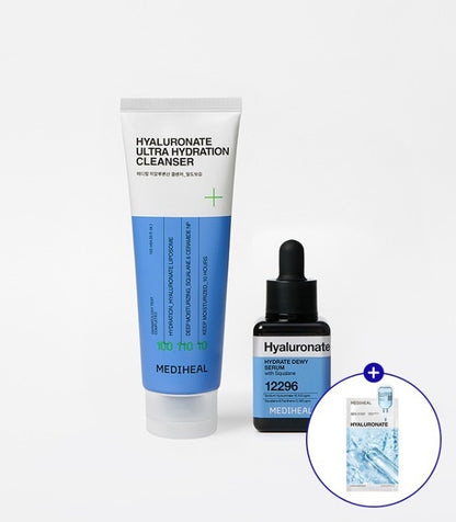【預購】Mediheal 2件套裝(精華,洗面乳) + 面膜贈品1片(PLAVE贈品活動)